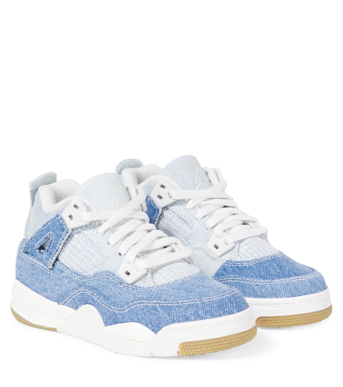 Jordan 4 Retro denim sneakers | Nike Kids