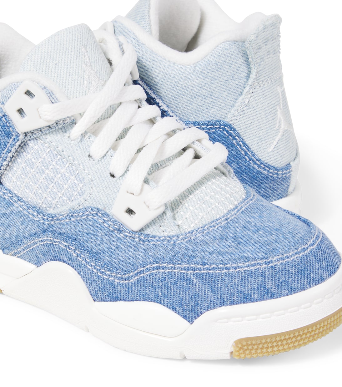 Jordan 4 Retro denim sneakers | Nike Kids