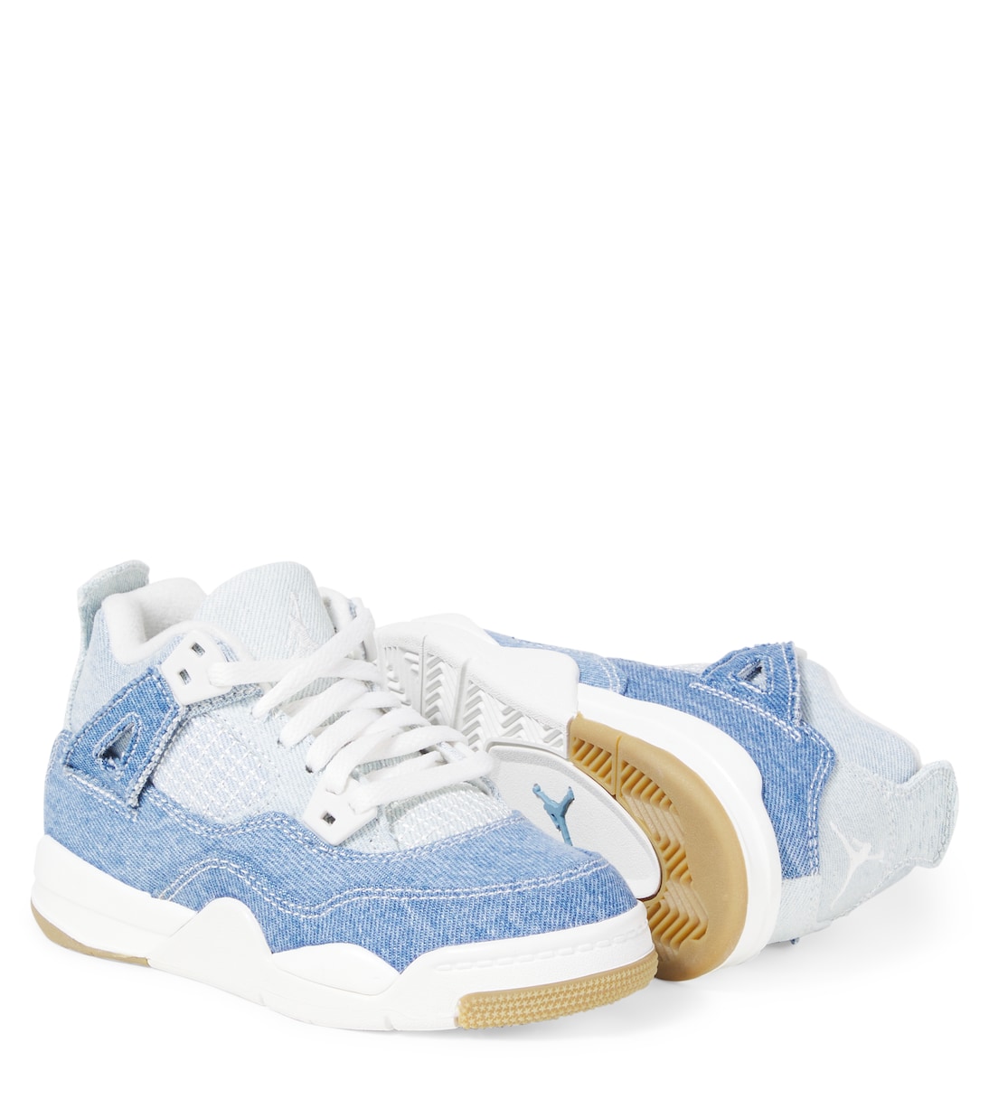 Jordan 4 Retro denim sneakers | Nike Kids