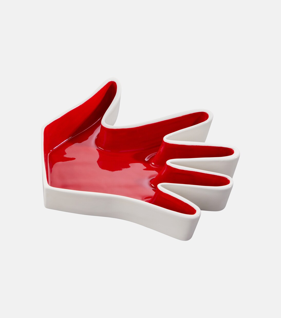 Plateau décoratif Impronta Mano en céramique | Cassina