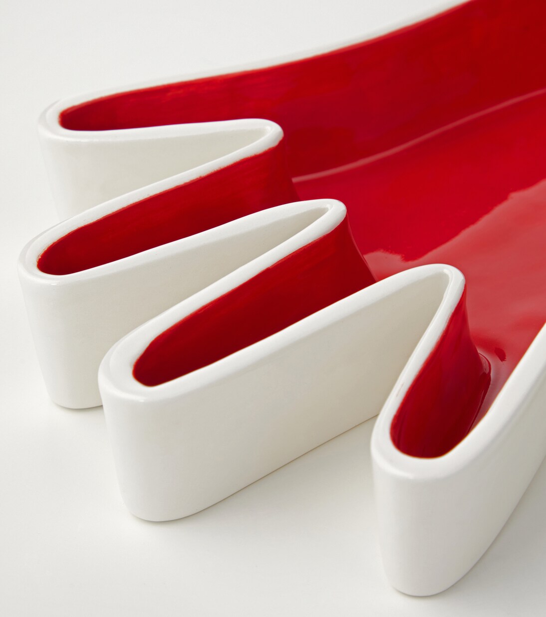 Plateau décoratif Impronta Mano en céramique | Cassina