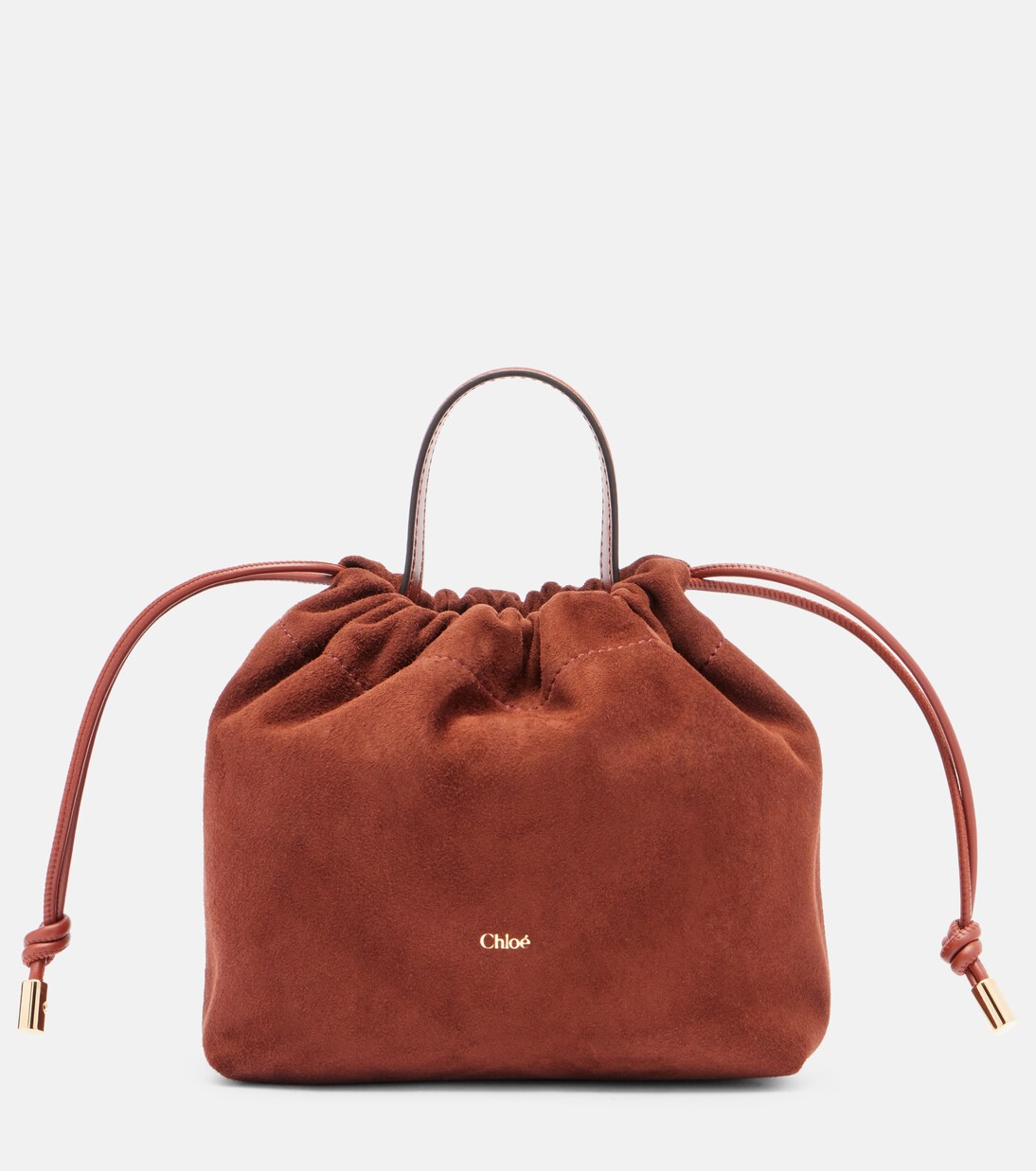 Chloé Icons Small suede bucket bag | Chloé