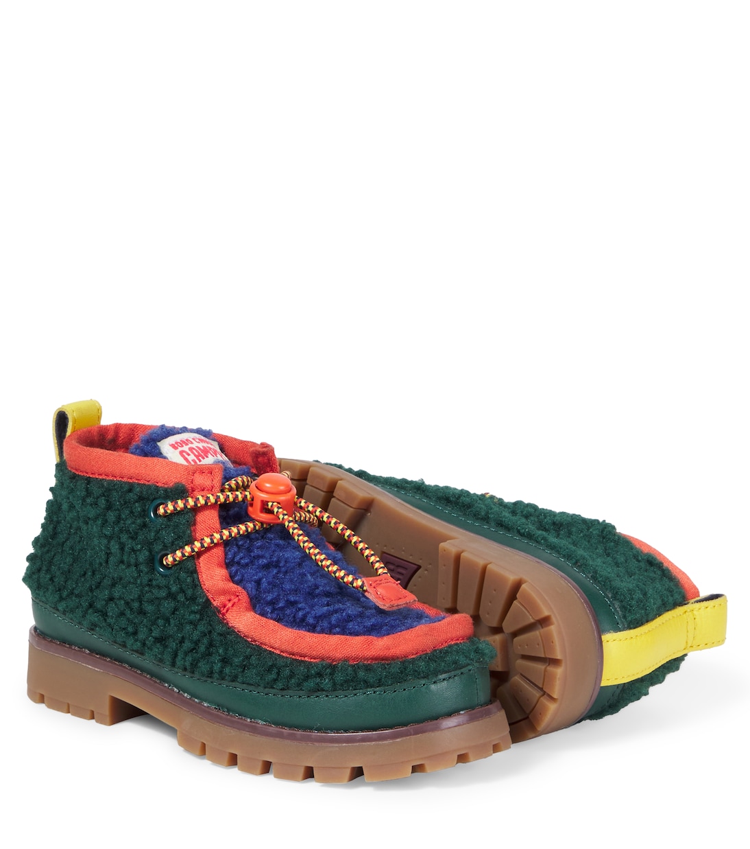x Camper faux shearling boots | Bobo Choses