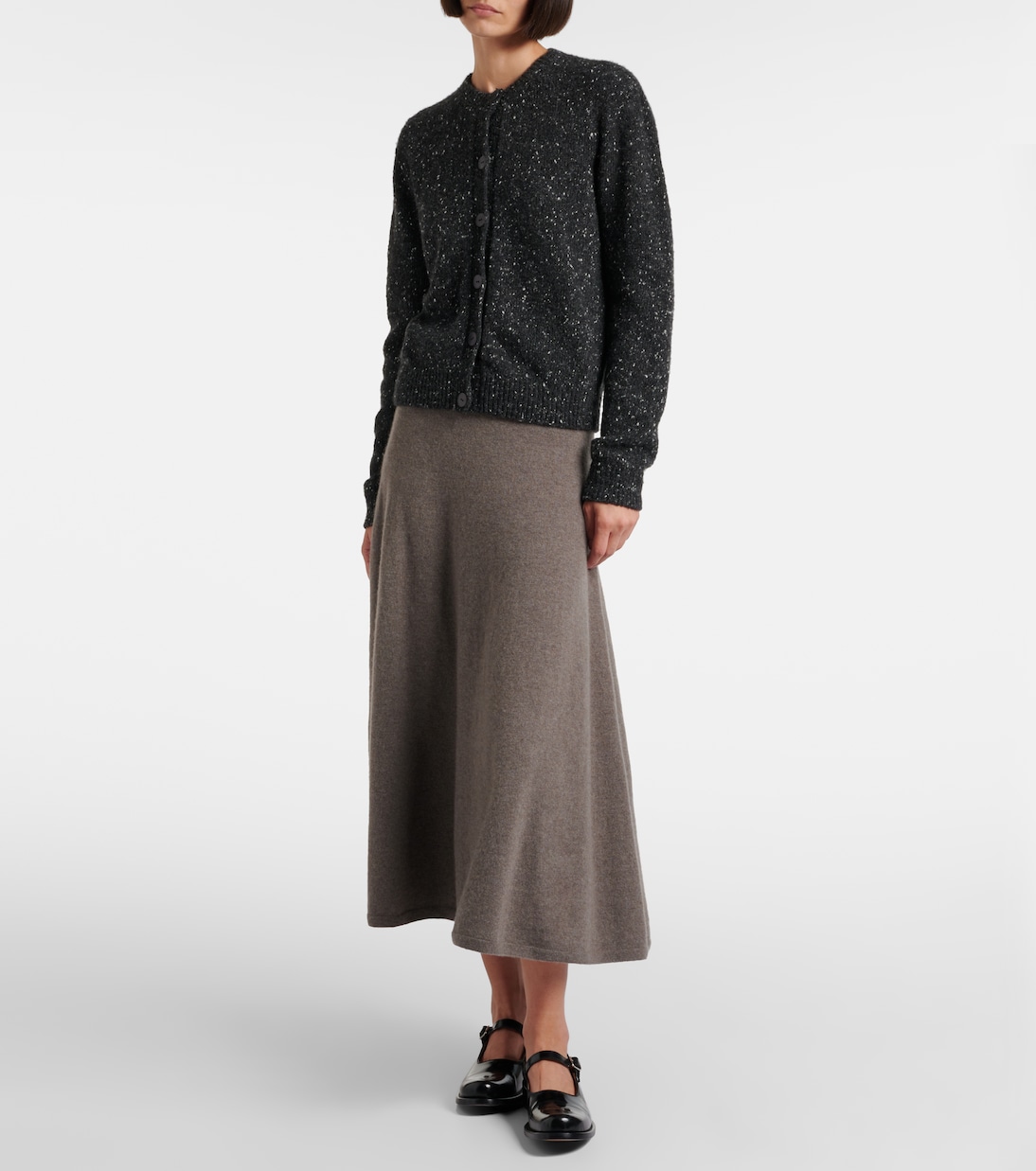 Masini cashmere midi skirt | The Row