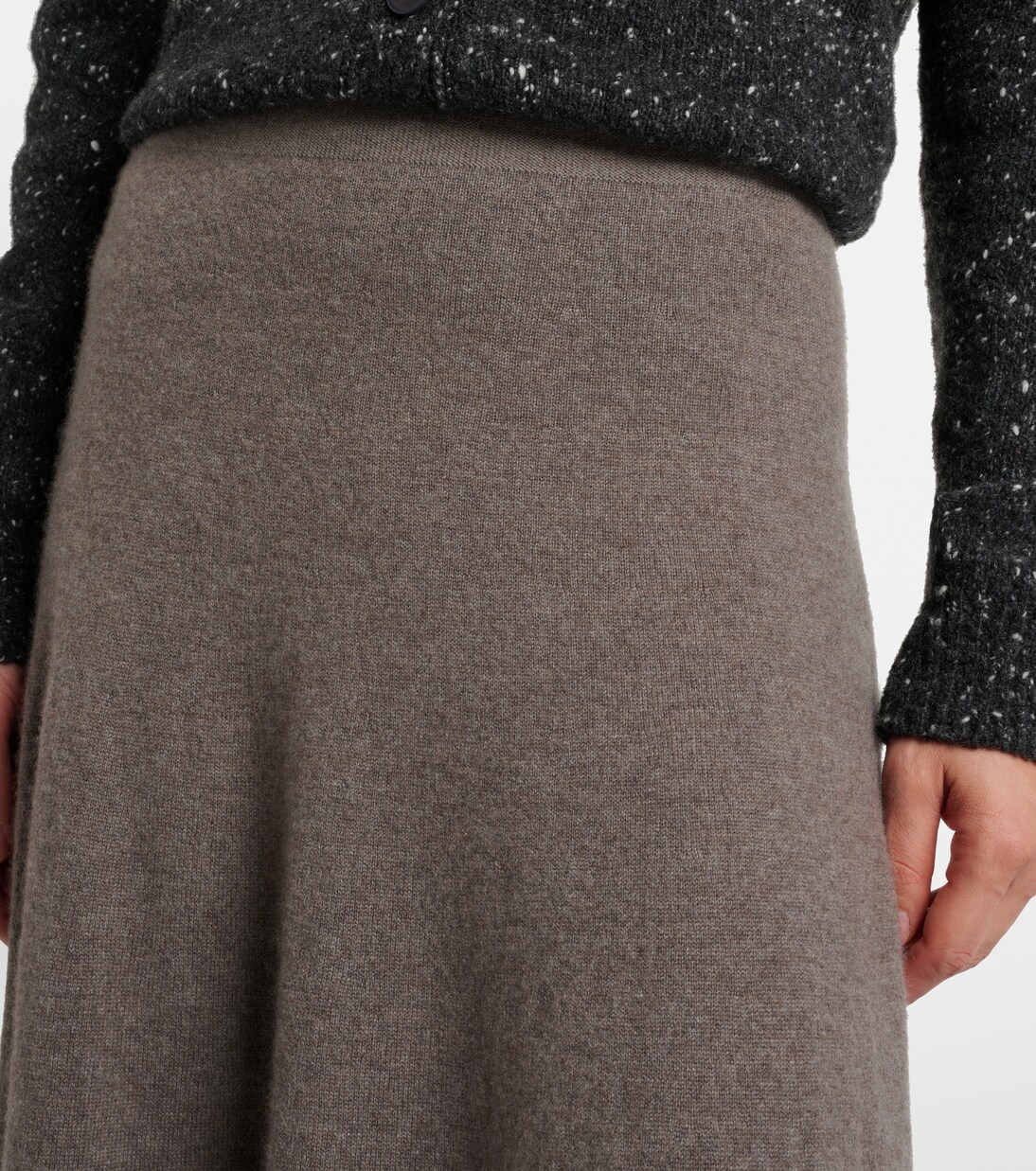 Masini cashmere midi skirt | The Row