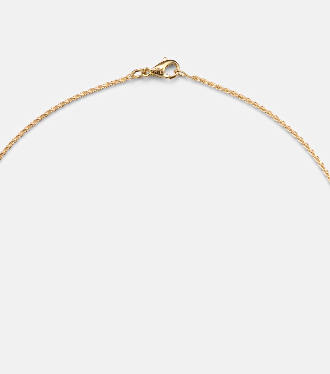 Love 18kt gold pendant necklace with ruby | Marie Lichtenberg
