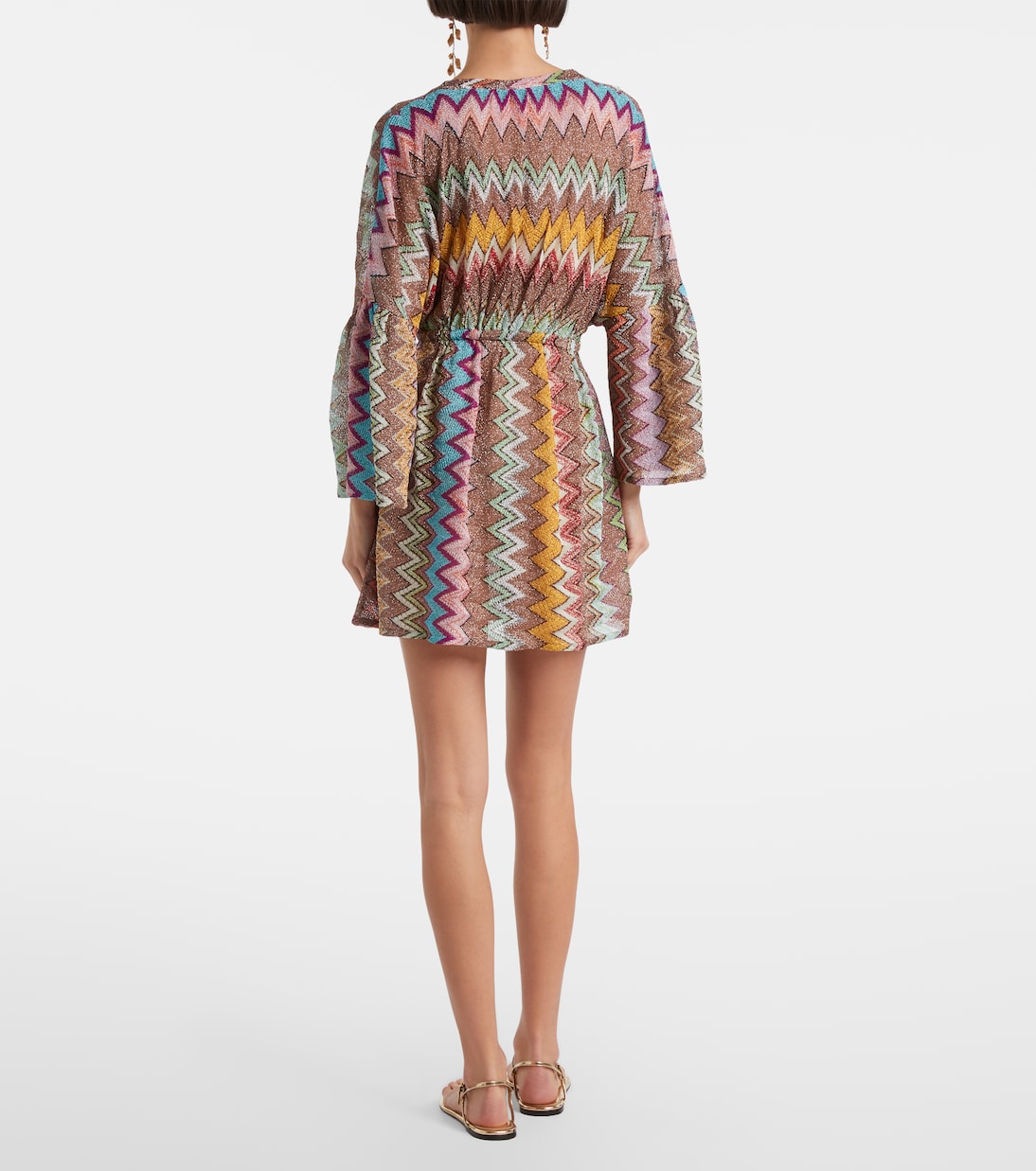 Zigzag lamé kaftan | Missoni