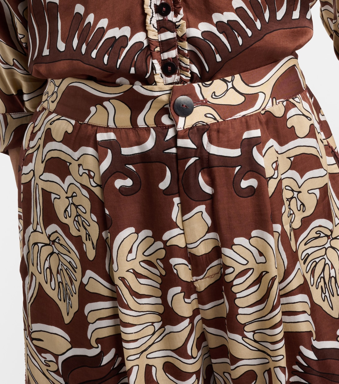 Shorts Isabelle de tiro alto estampados | Poupette St Barth