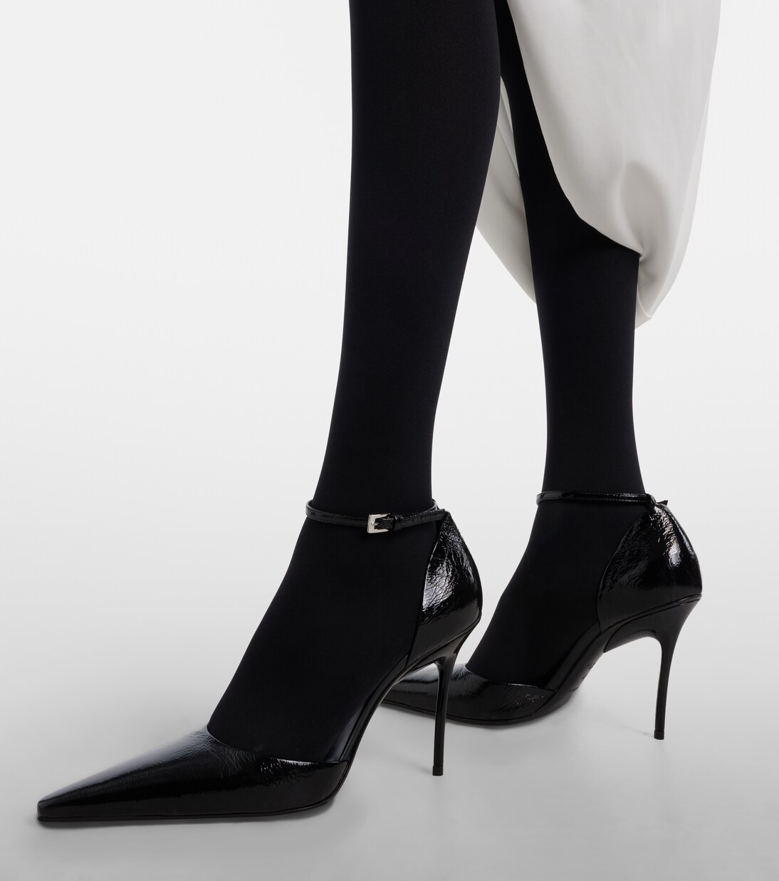 D'Orsay 110 patent leather pumps | Alaïa