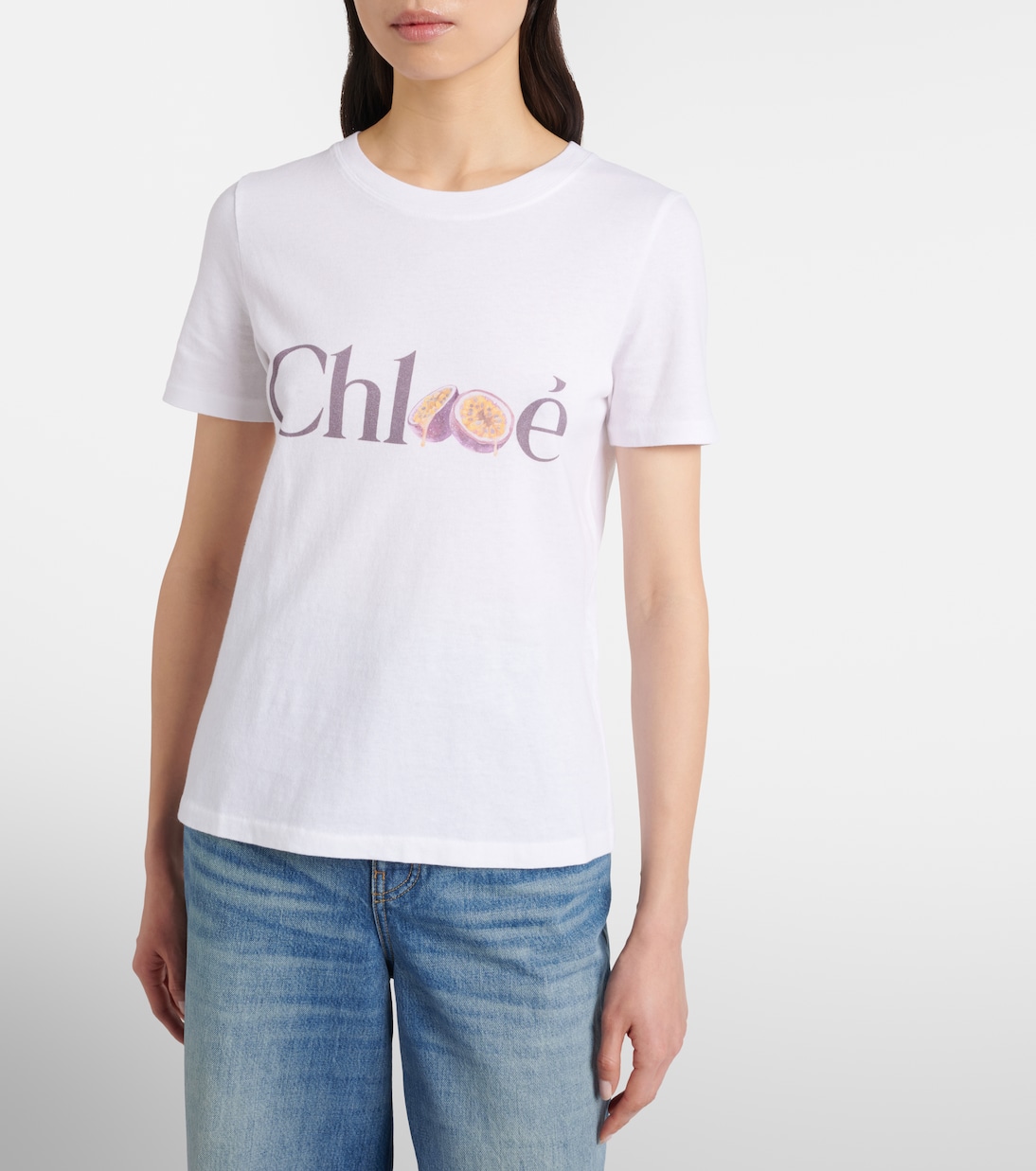 Logo cotton jersey T-shirt  | Chloé