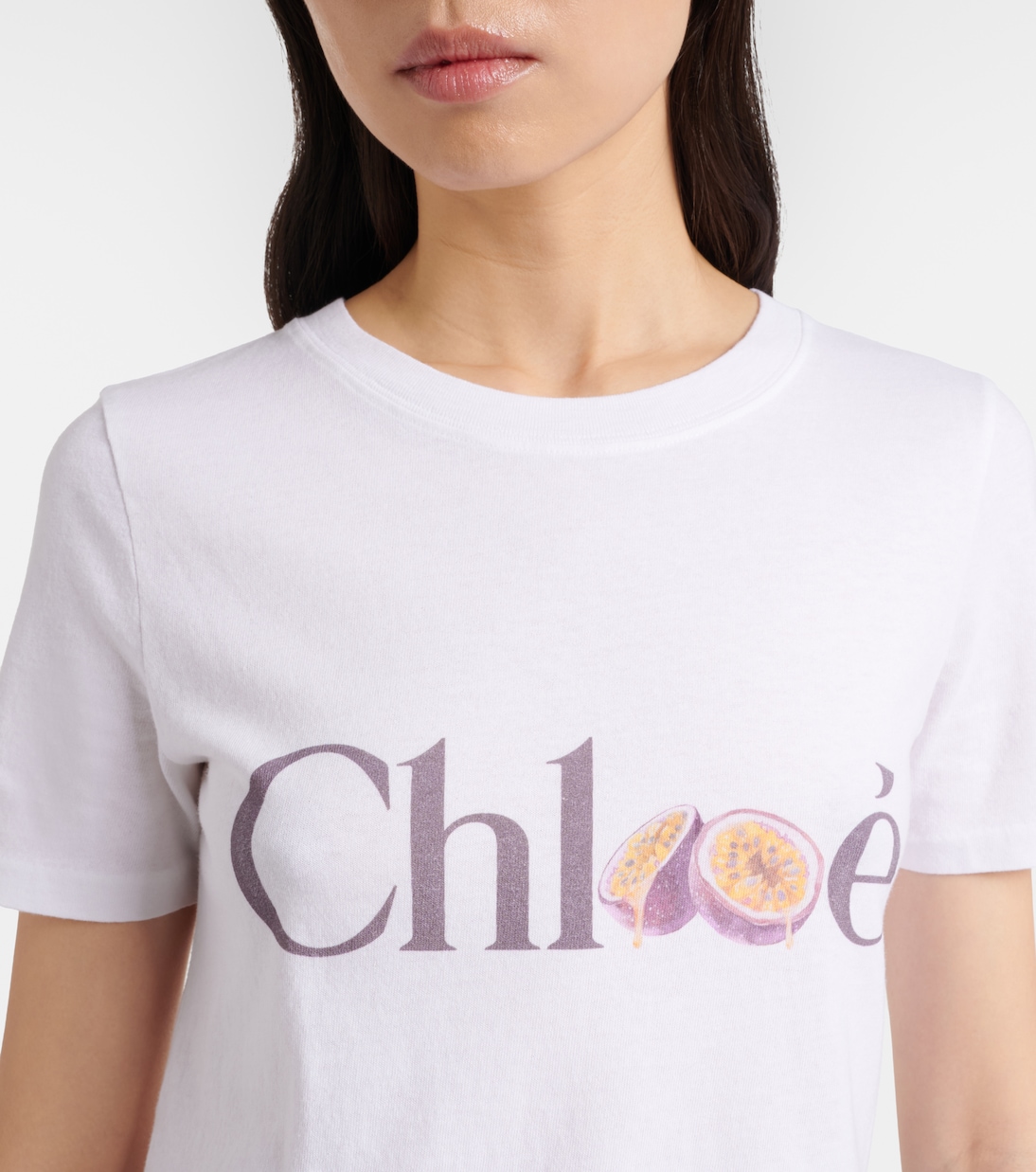 Logo cotton jersey T-shirt  | Chloé