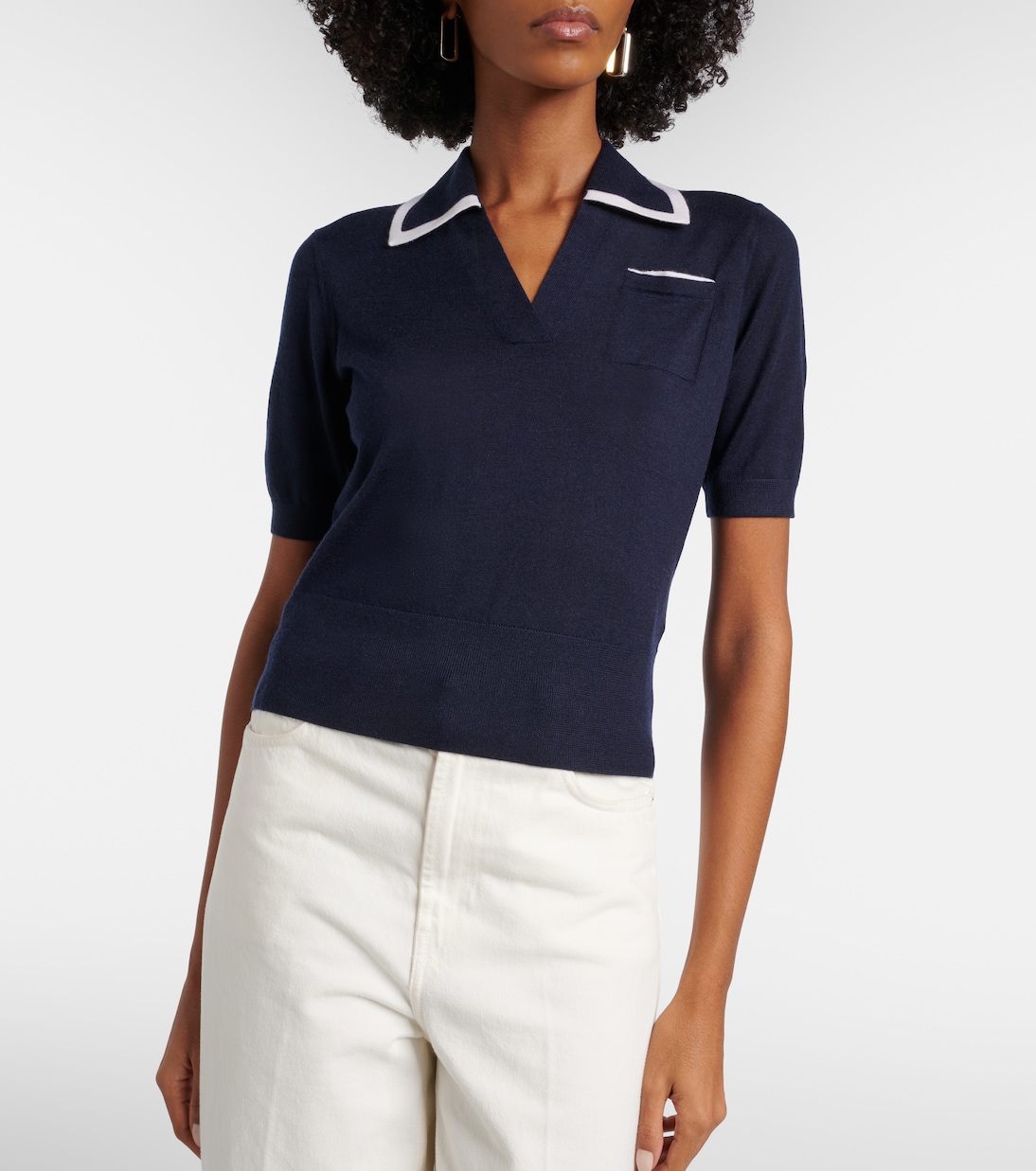 Cashmere polo sweater | Ralph Lauren Collection