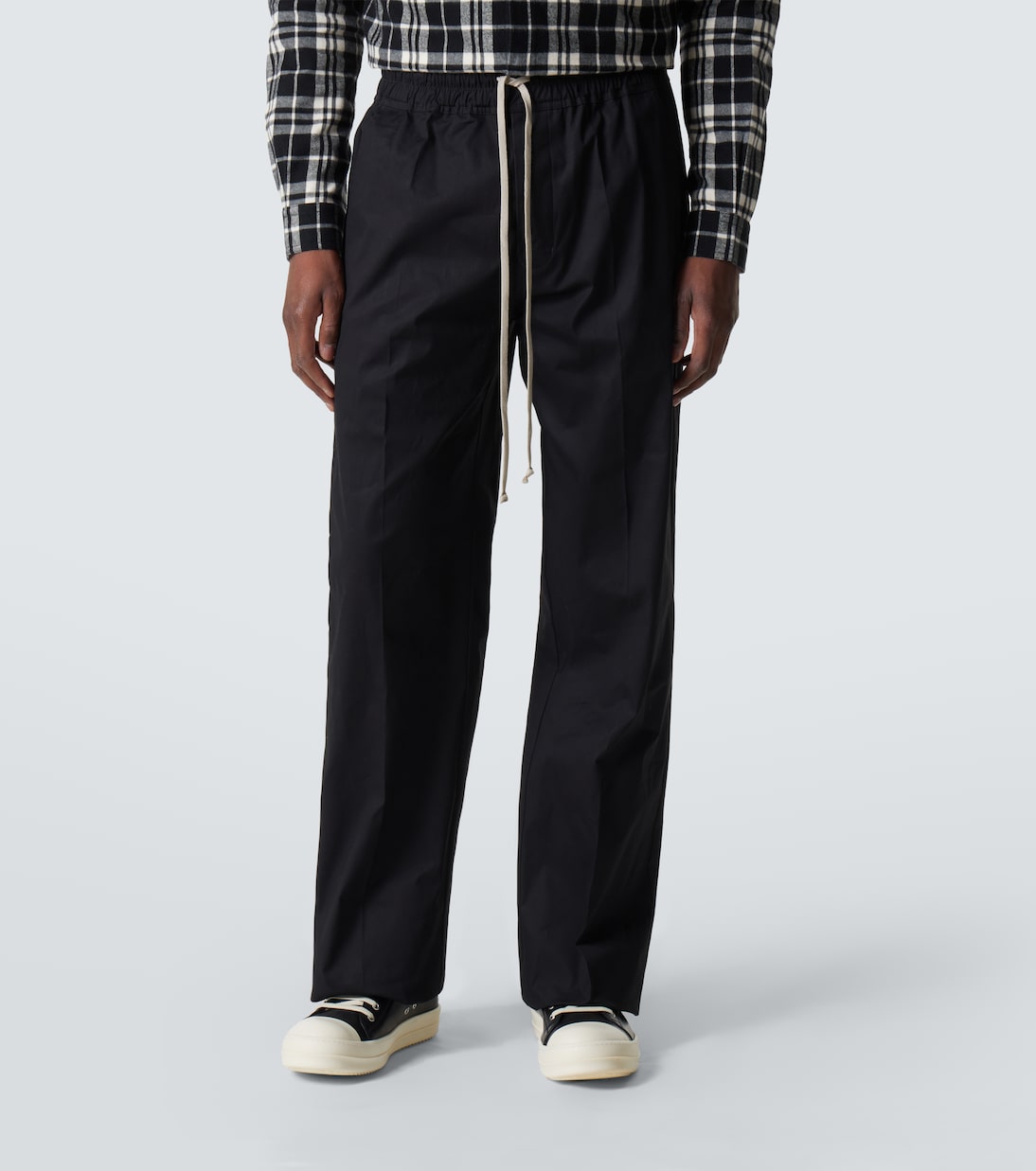 Dietrich cotton-blend wide-leg pants | Rick Owens