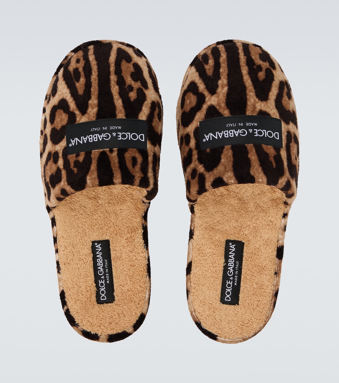 Leopard-print slippers | Dolce&Gabbana