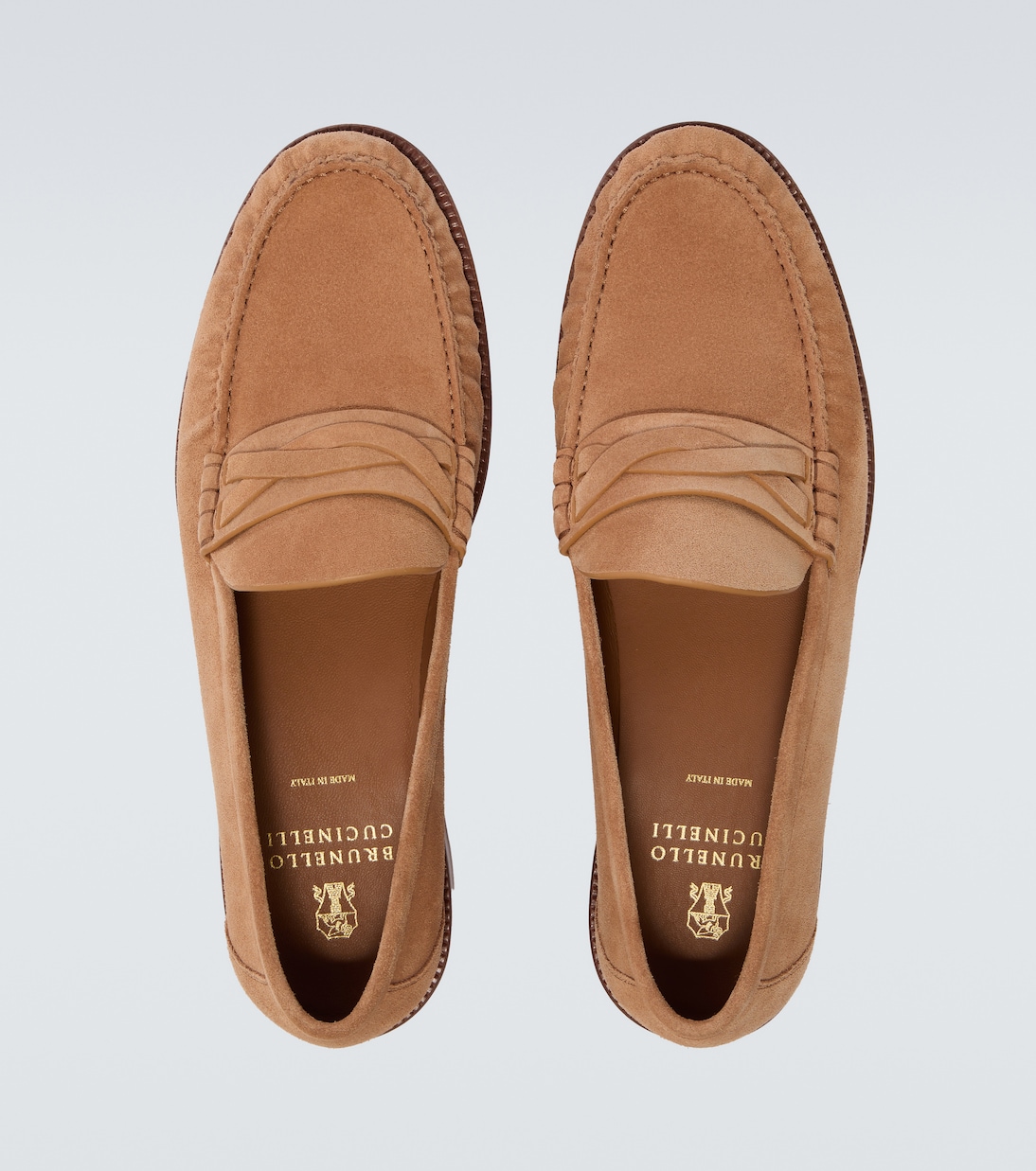 Mocassins en daim | Brunello Cucinelli