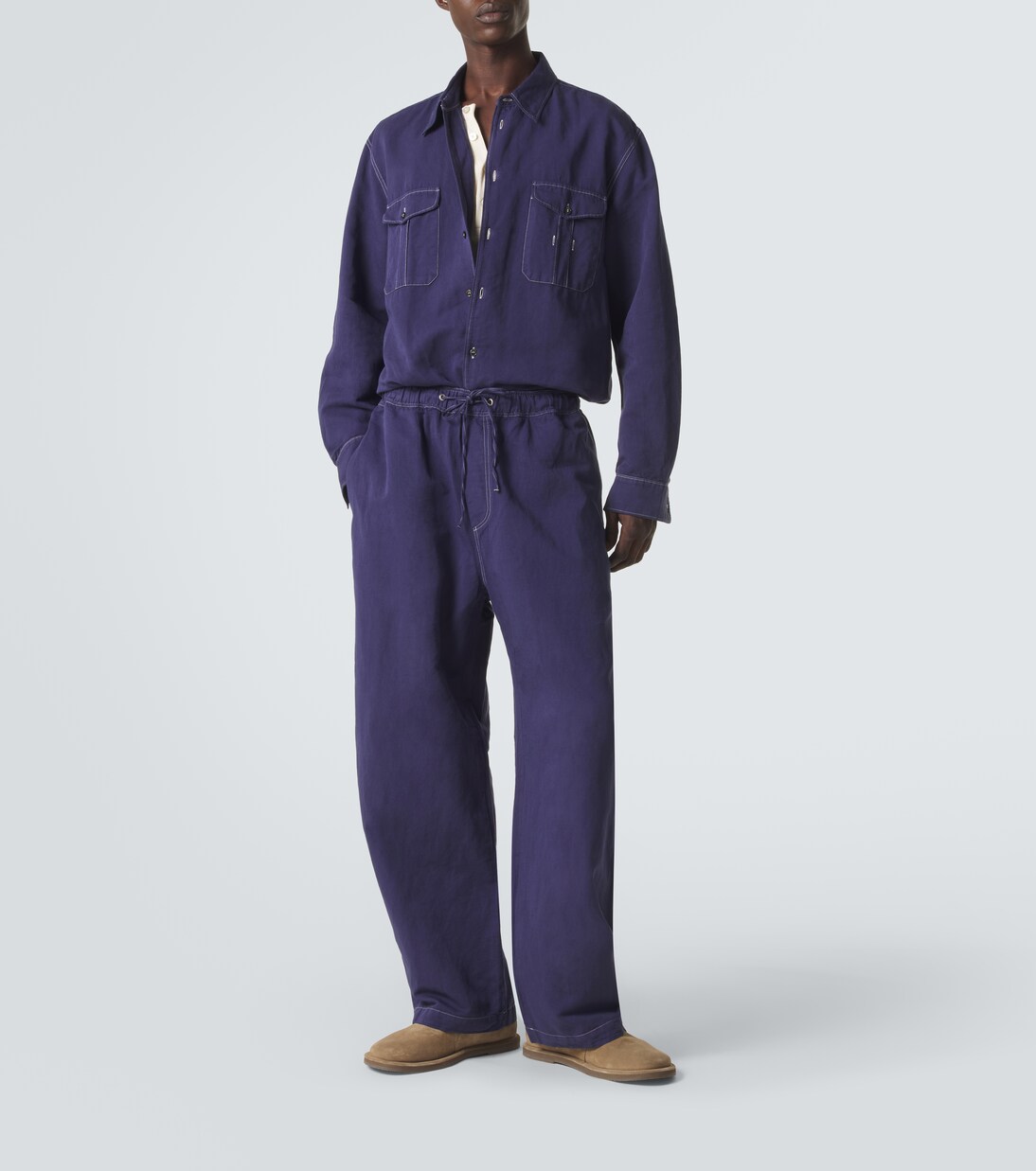 Louro 코튼 리넨 셔츠 | Studio Nicholson