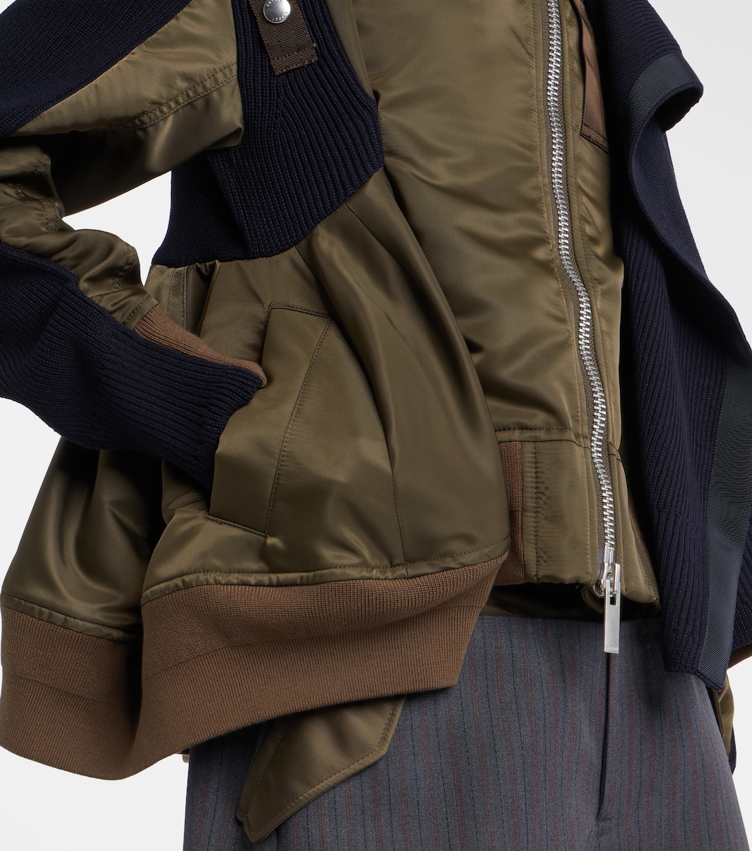 Paneled blouson jacket | Sacai