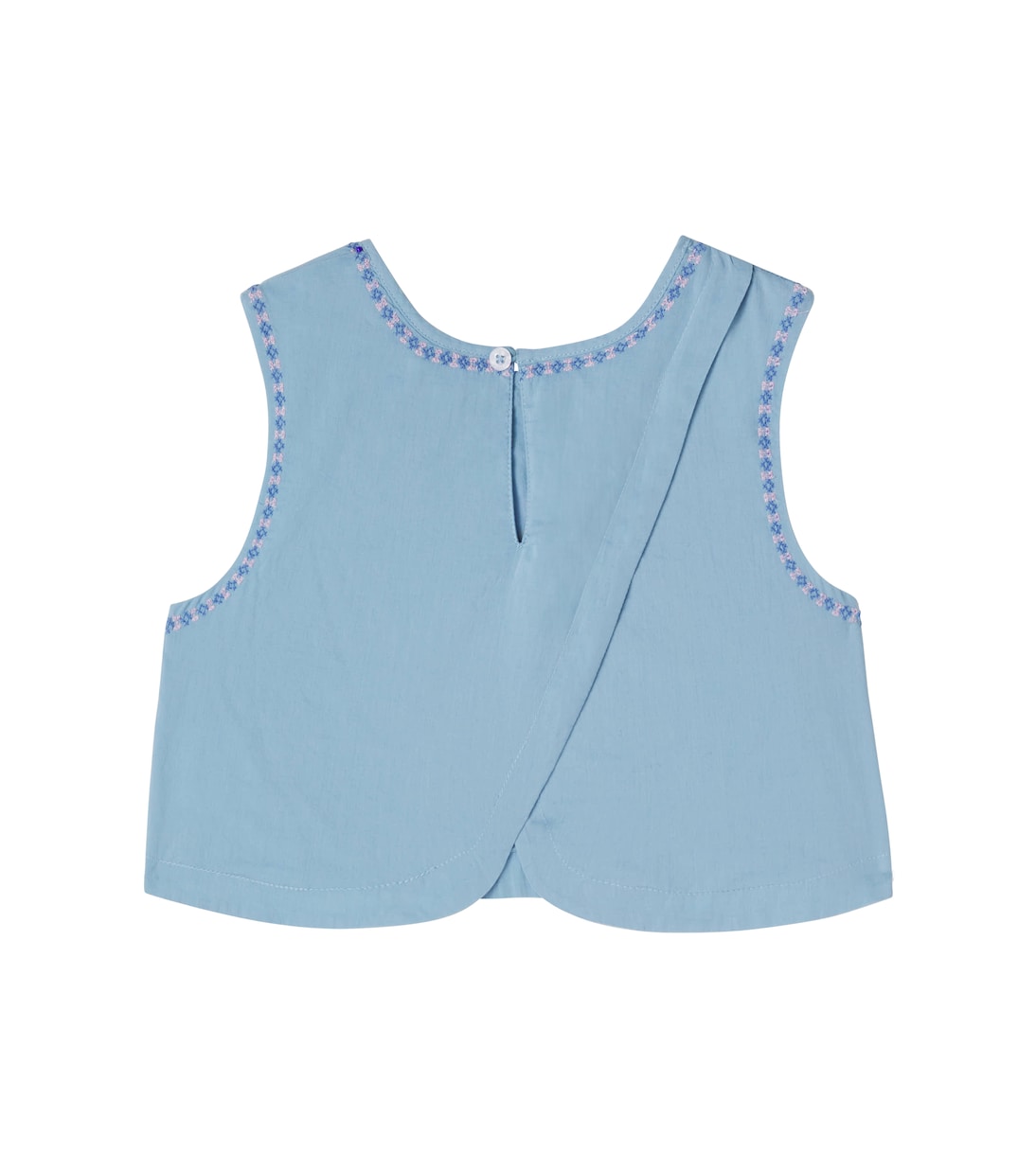 Albane floral embroidered cotton top | Louise Misha