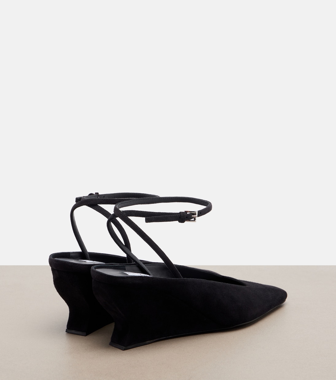 Suede wedge slingback pumps | Alaïa