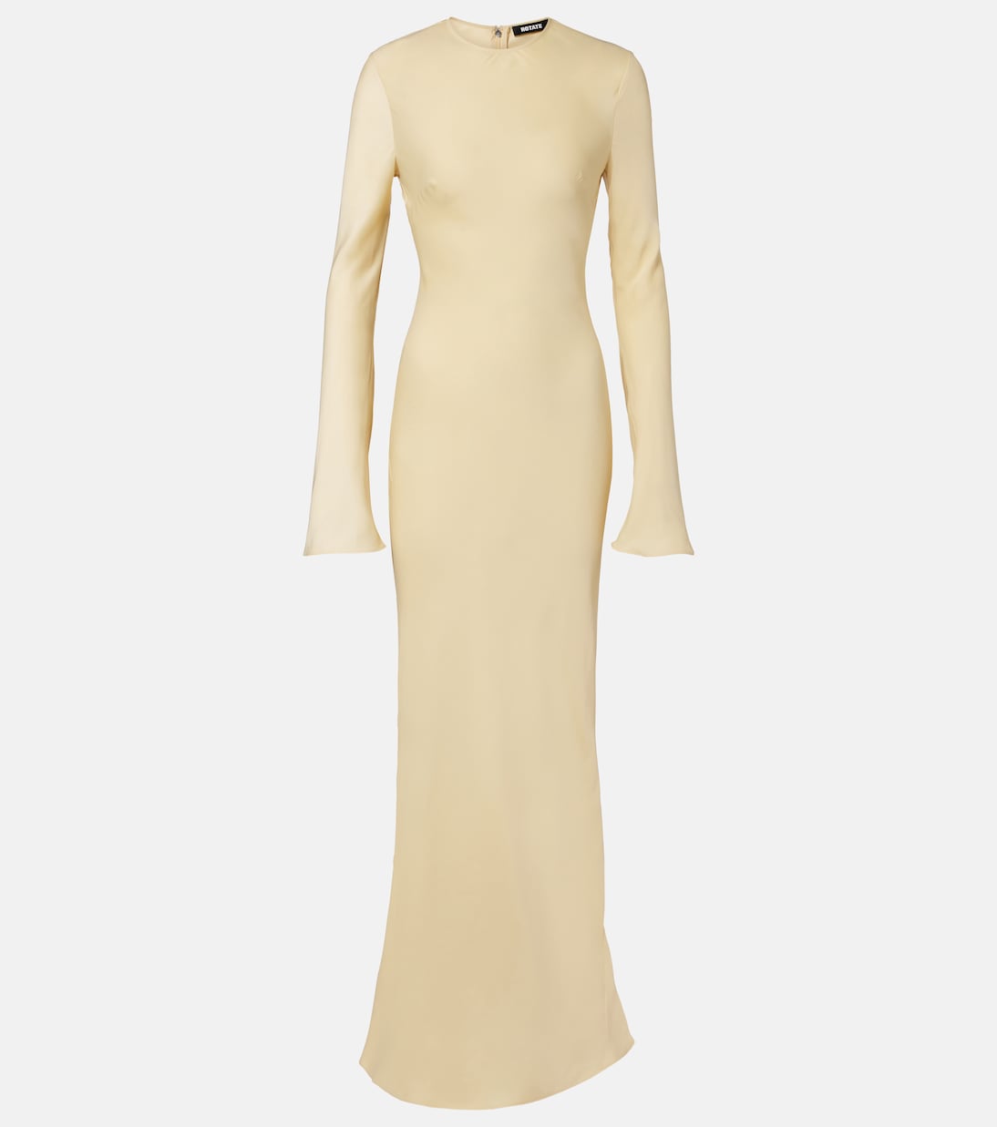 Robe longue en satin | Rotate