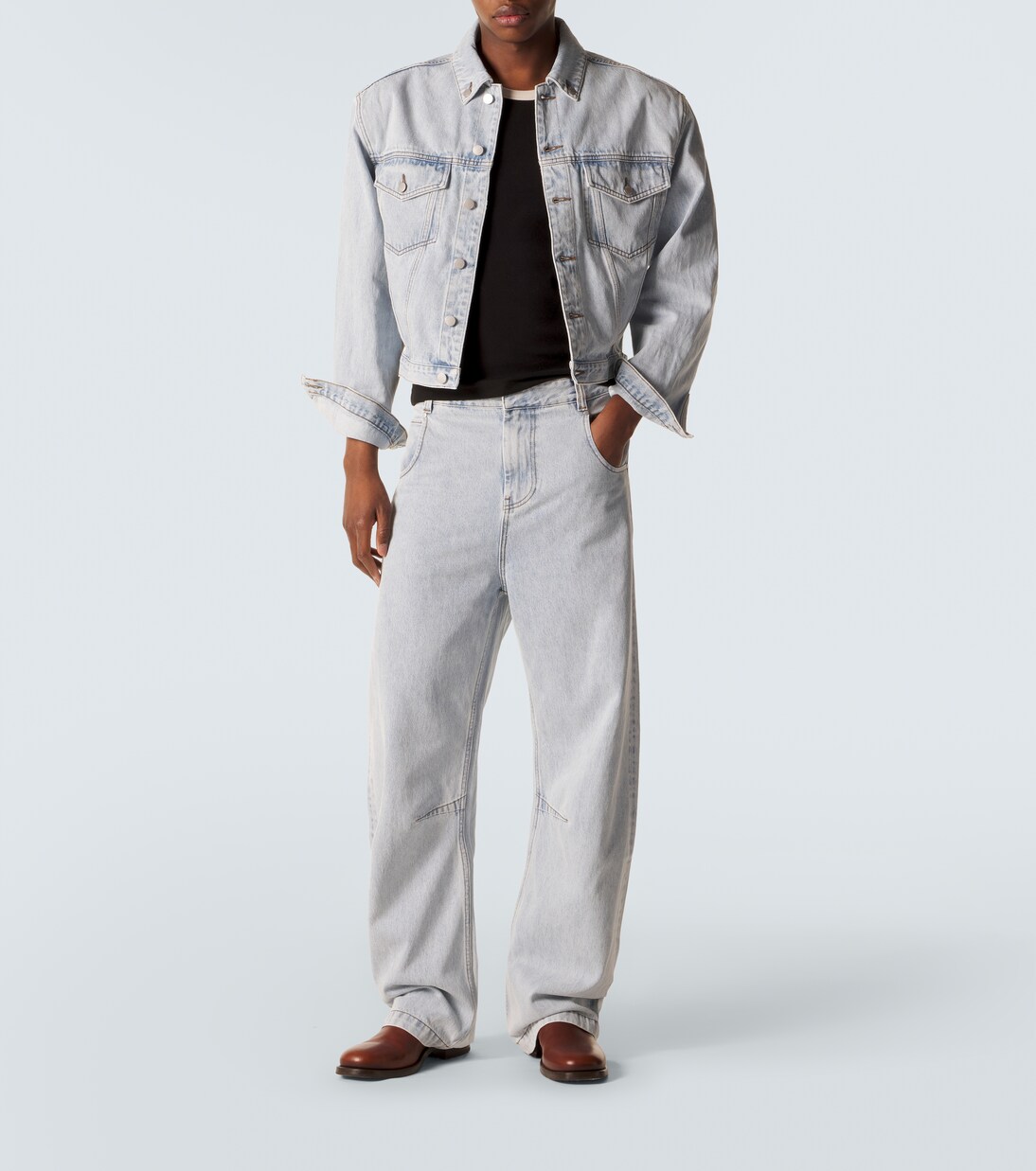 Contro cotton-blend tank top | Entire Studios