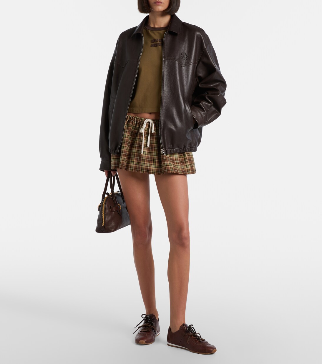 Logo cotton jersey T-shirt  | Miu Miu