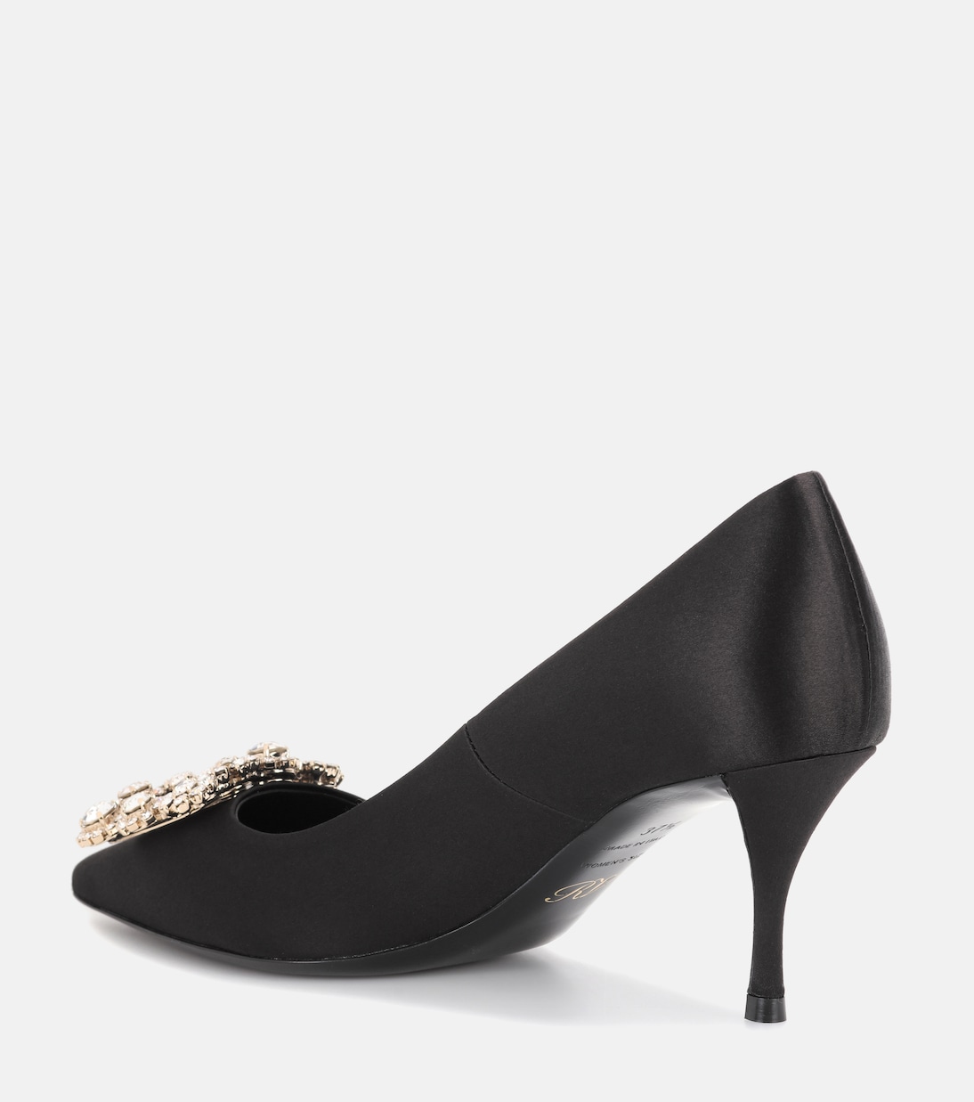 Embellished satin pumps | Roger Vivier