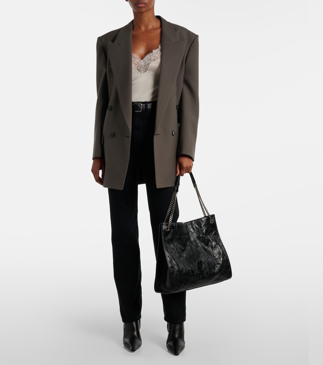 Cabas Niki Large en cuir | Saint Laurent