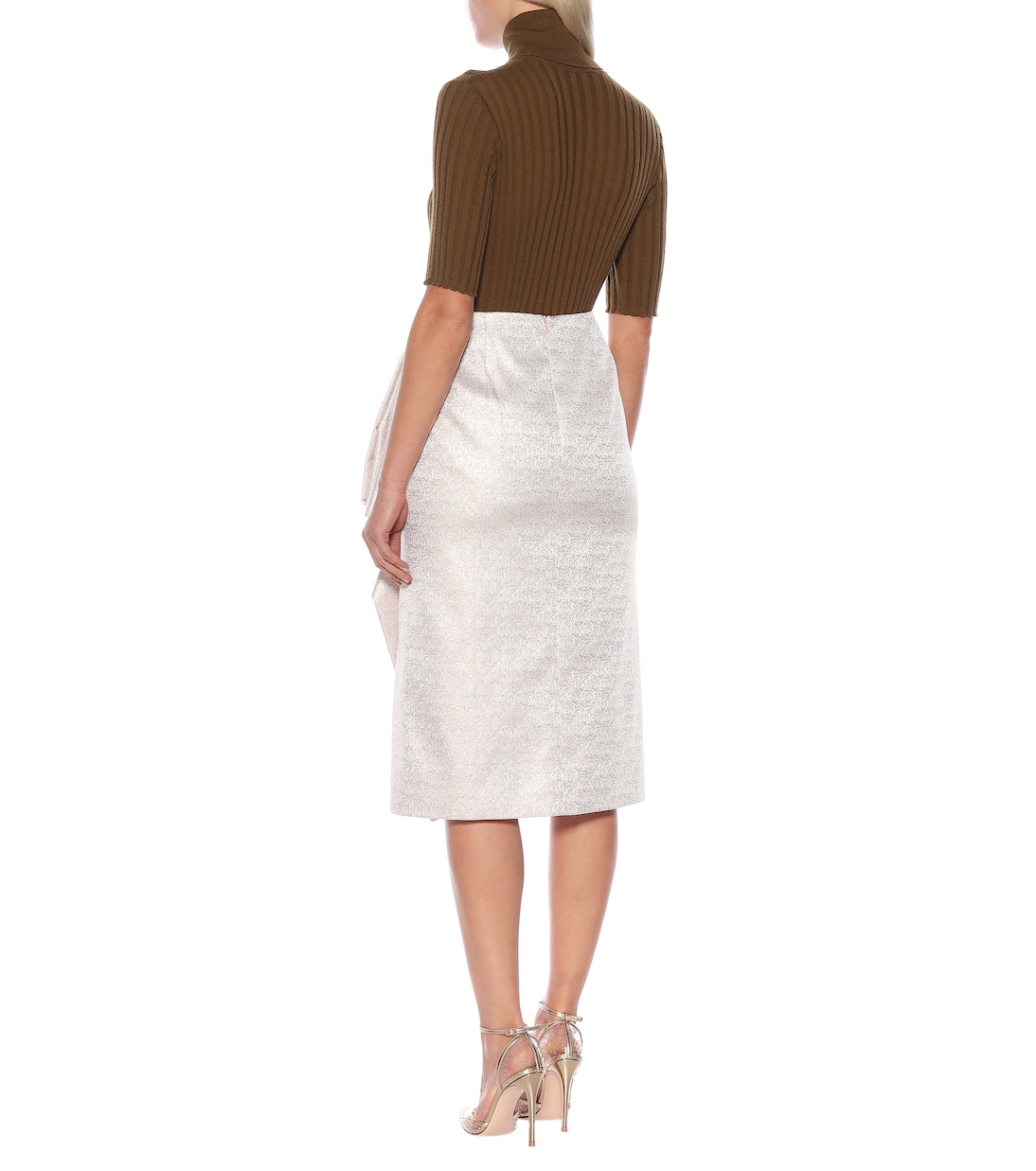 Drapierter Midirock aus Jacquard | Dries Van Noten
