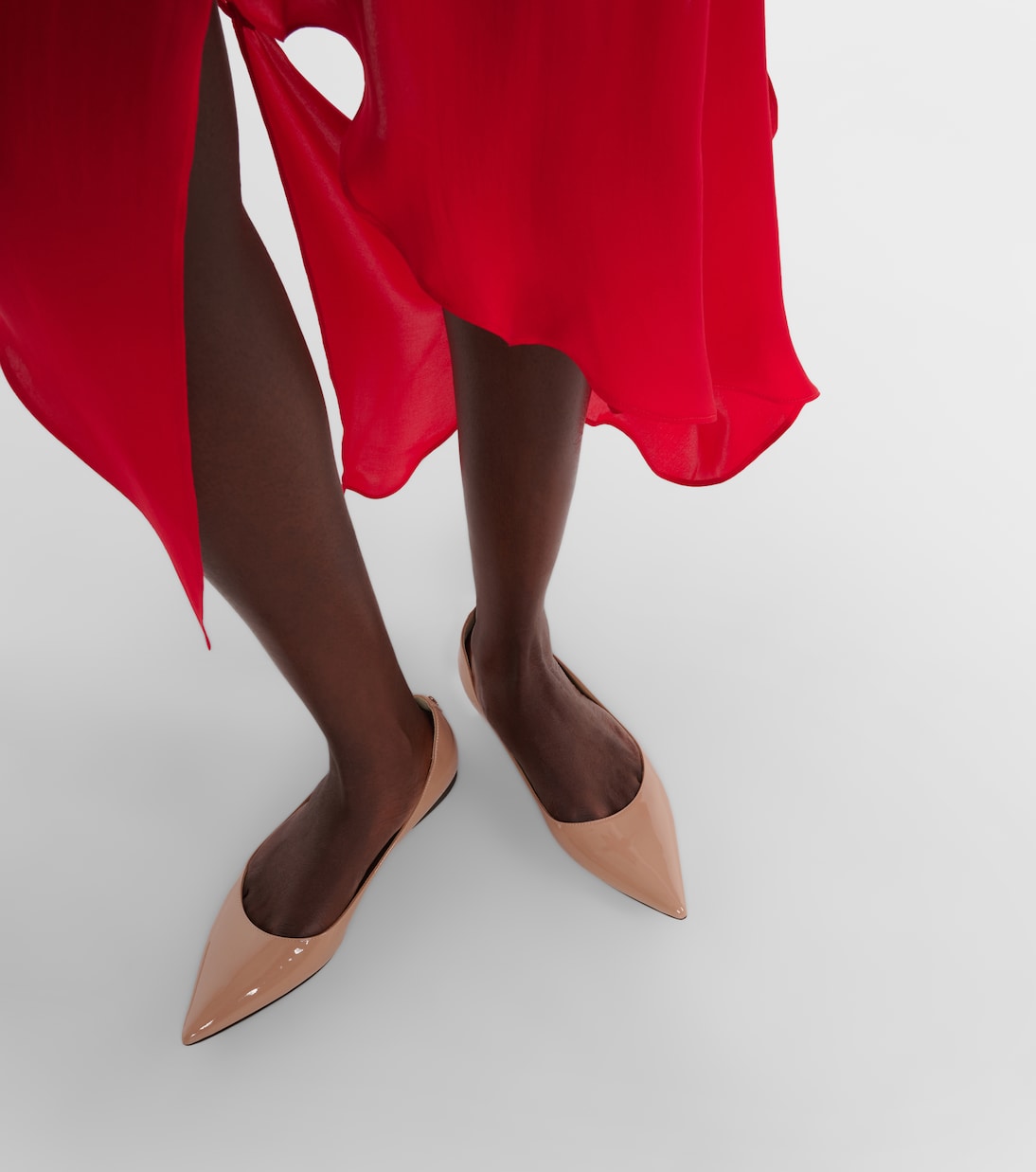 Ballerines Love Flat en cuir verni | Jimmy Choo