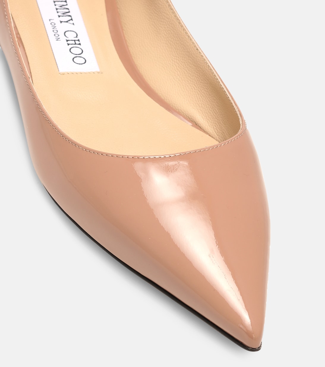 Ballerines Love Flat en cuir verni | Jimmy Choo