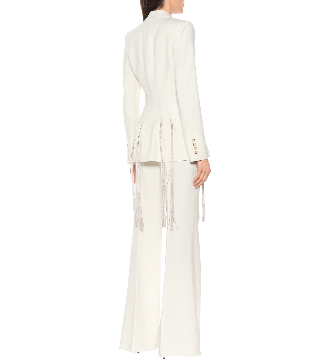 Blazer Maurice in lana con frange | Gabriela Hearst