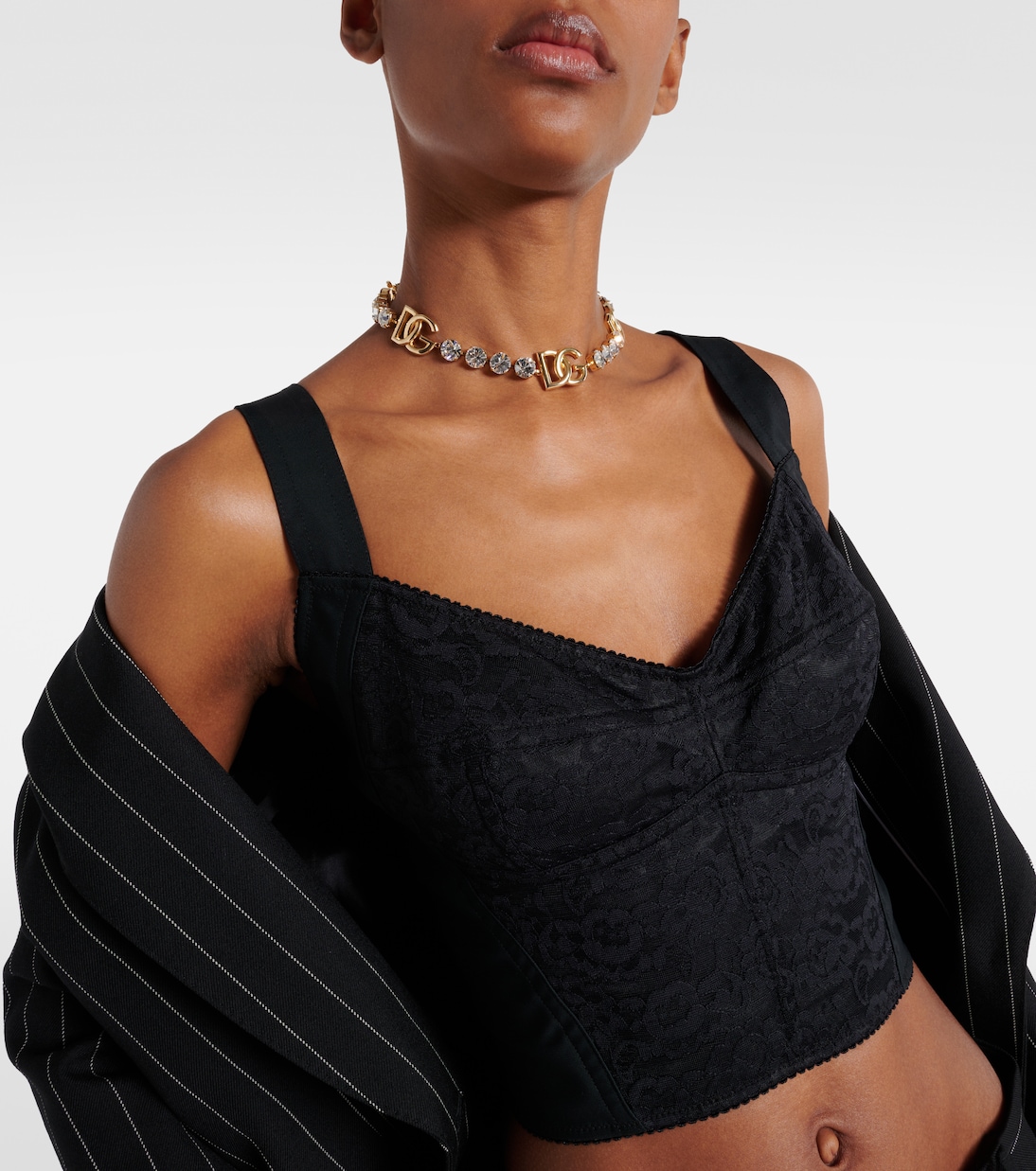 Bustier mit Spitze | Dolce&Gabbana
