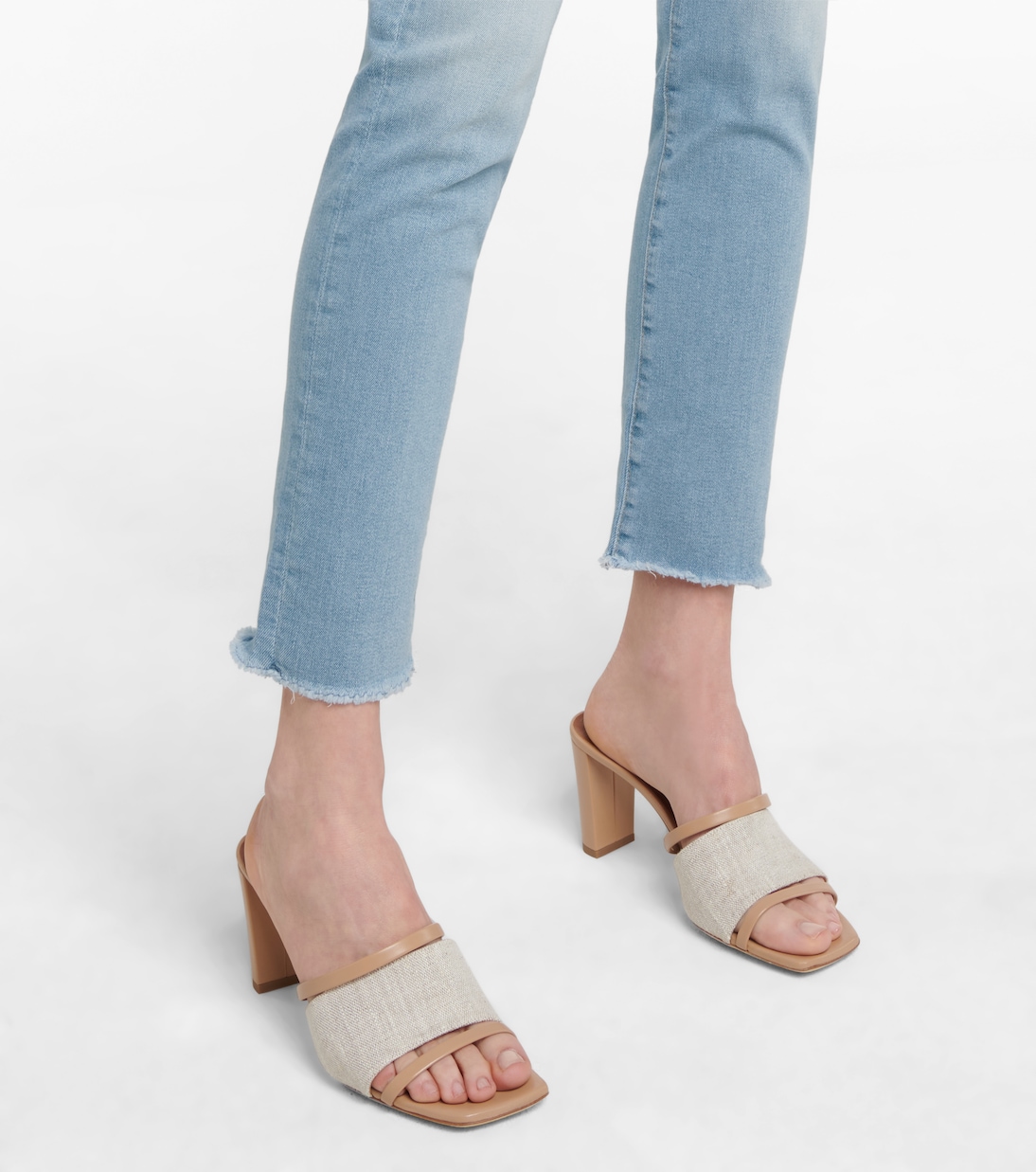 Pyper cropped mid-rise skinny jeans | 7 For All Mankind