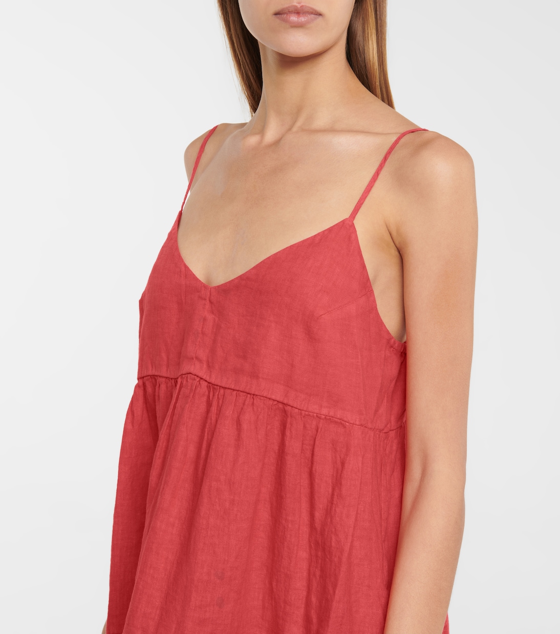 Emmy nylon minidress | Velvet