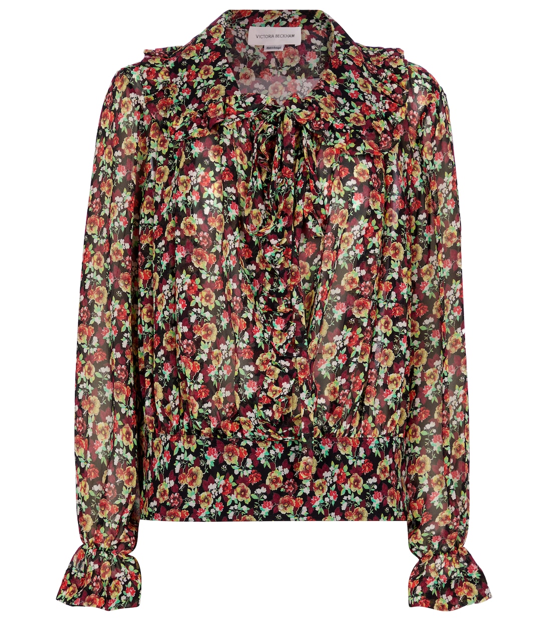 Floral silk blouse | Victoria Beckham