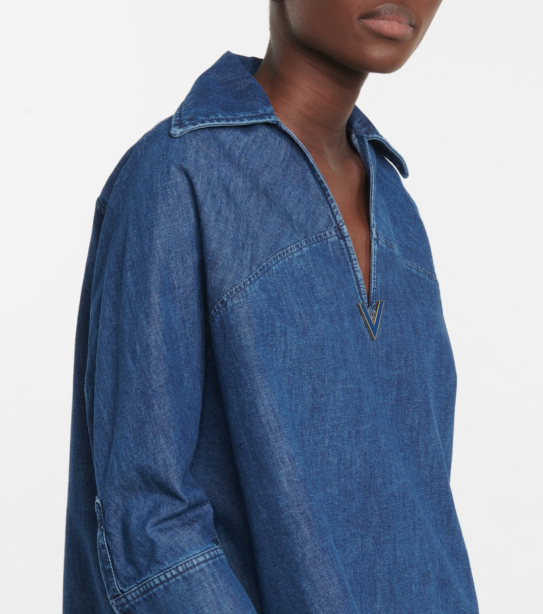 Top aus Denim | Valentino