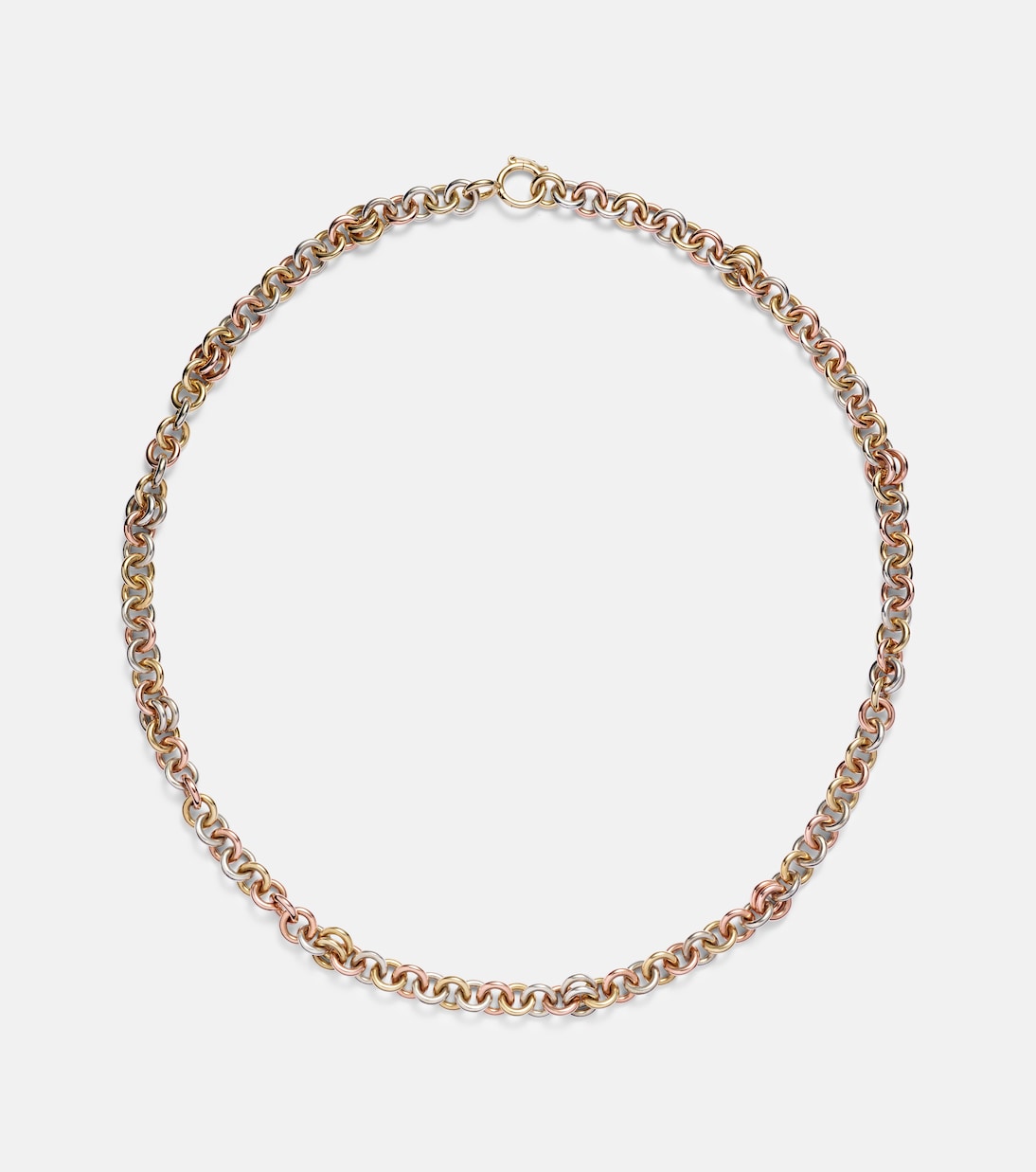 Collana Serpens in oro giallo 18kt, oro rosa e argento sterling di Spinelli Kilcollin per giovani trendy