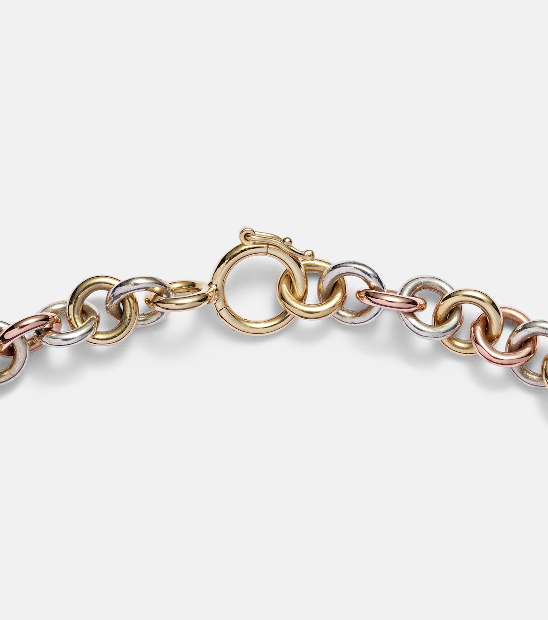 Collana Serpens in oro giallo 18kt, oro rosa e argento sterling di Spinelli Kilcollin per giovani trendy