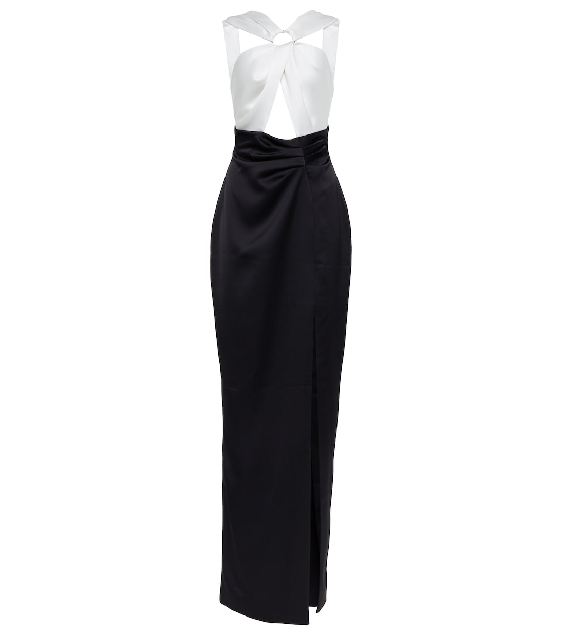 Robe longue en satin | Rasario