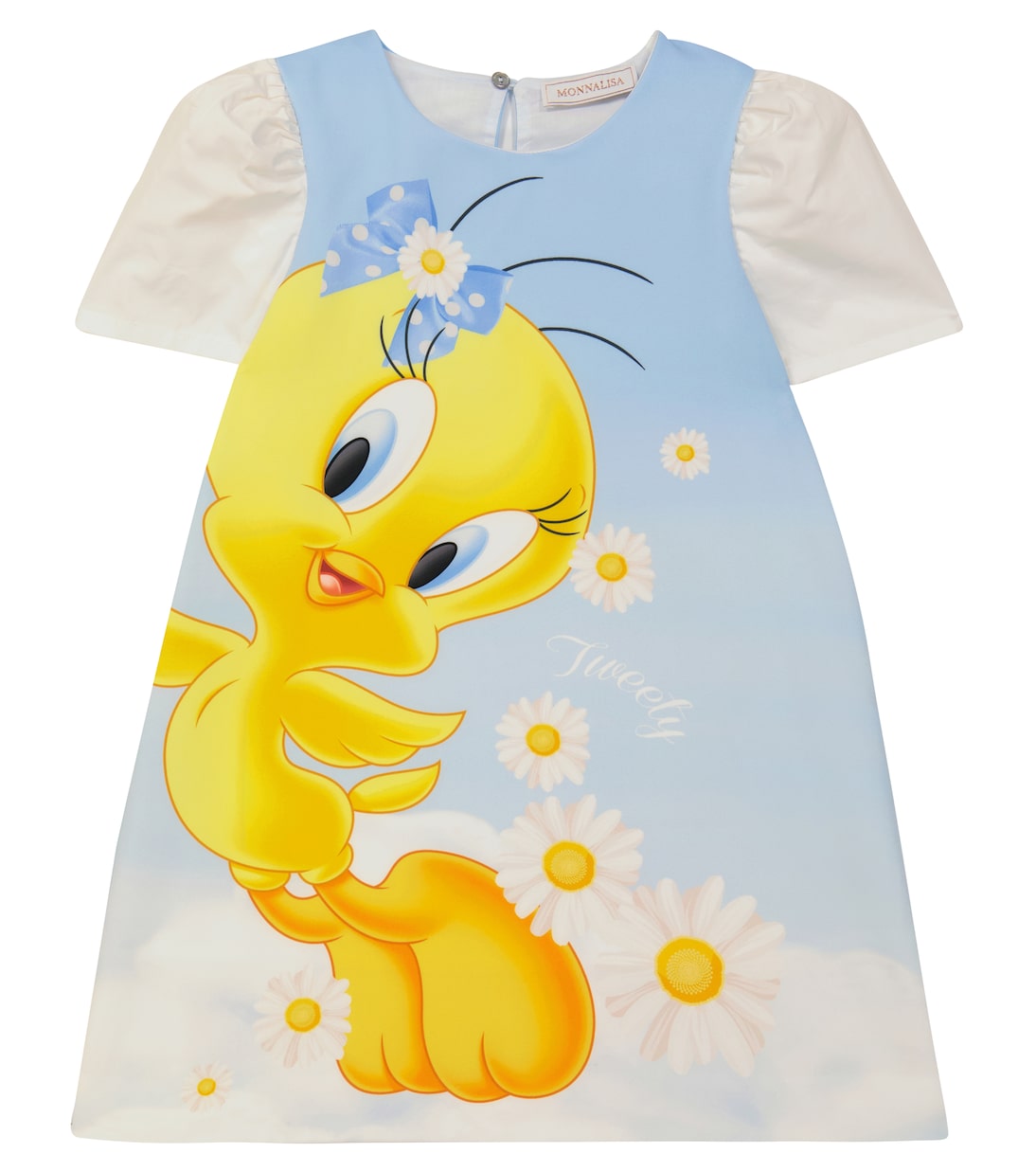 Printed crêpe dress | Monnalisa