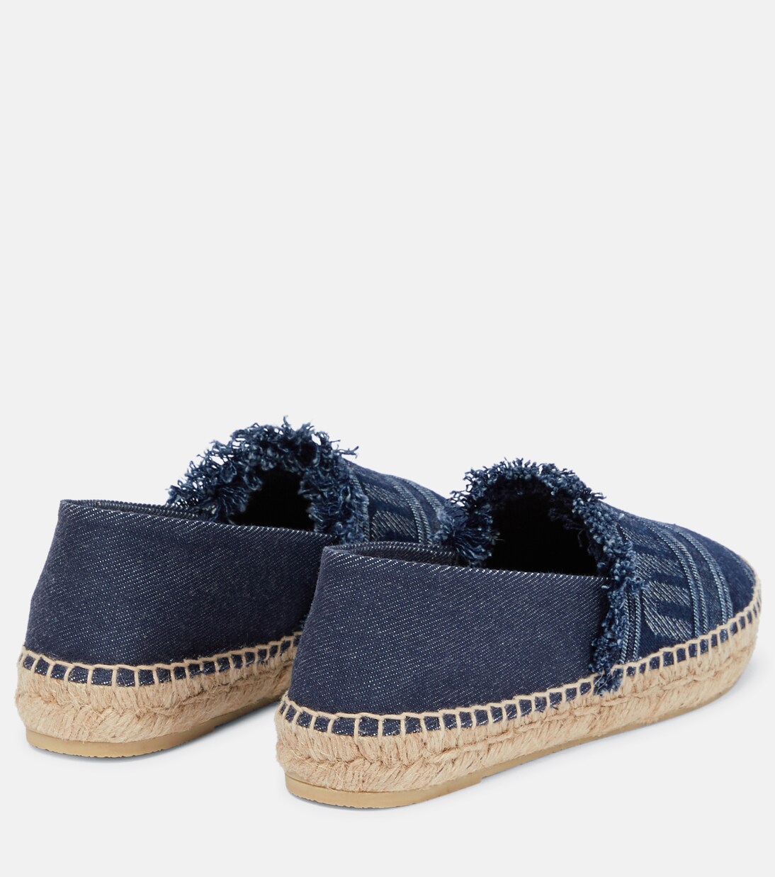 Espadrillas in denim con logo | Miu Miu
