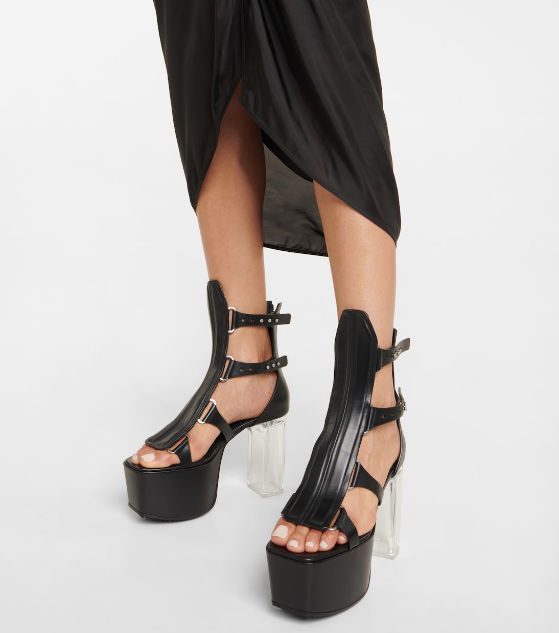 Sandalias con plataforma de piel | Rick Owens