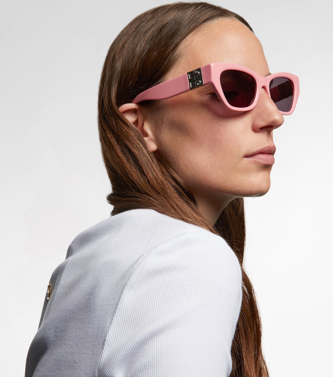 Occhiali da sole GIVENCHY 4G stile cat-eye per giovani alla moda