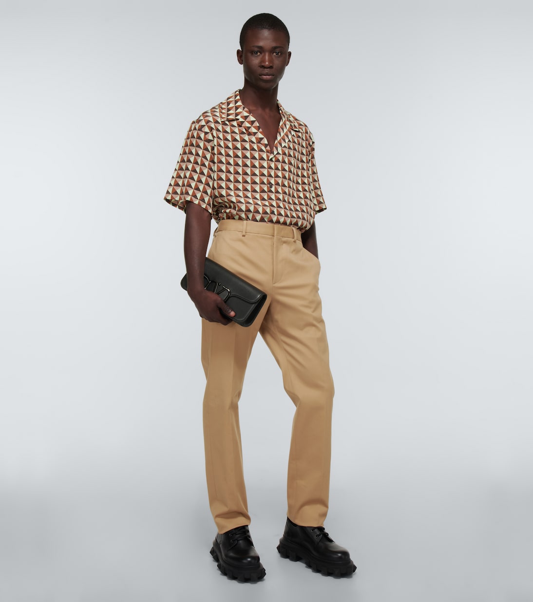 Pantalones rectos de algodón | Valentino