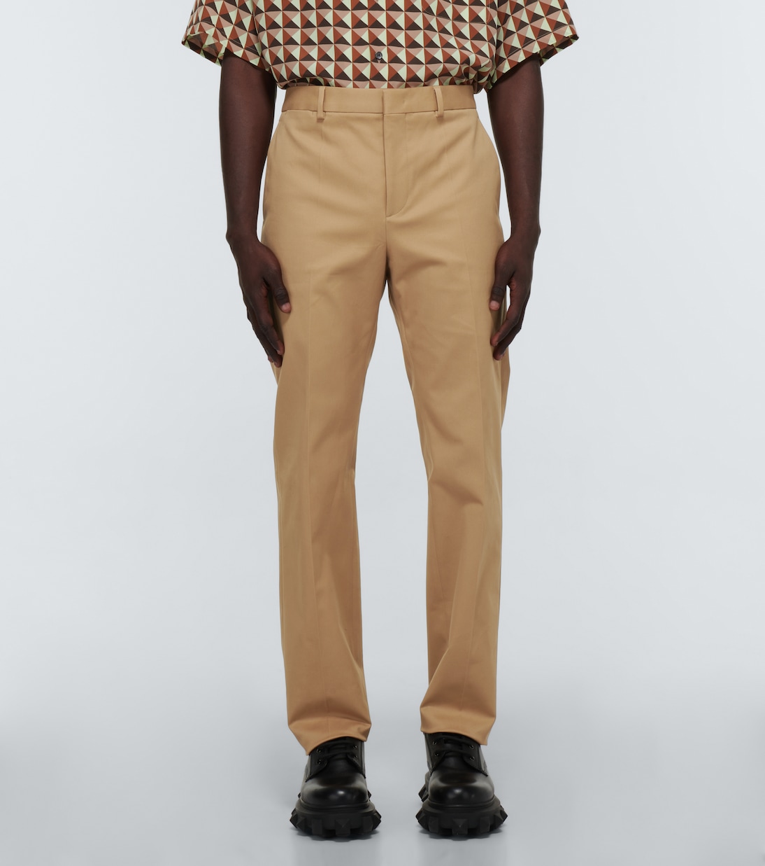 Pantalones rectos de algodón | Valentino