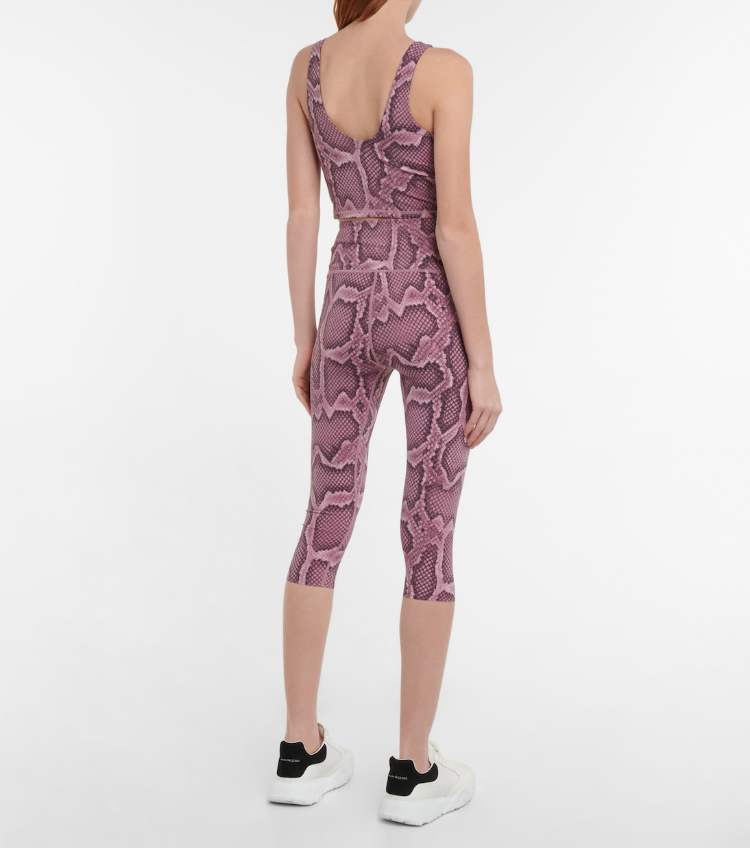 Snake-print cropped leggings | Varley