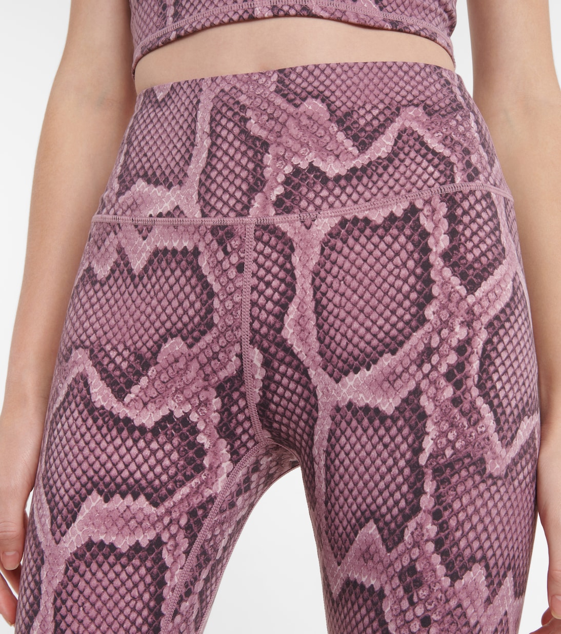 Snake-print cropped leggings | Varley