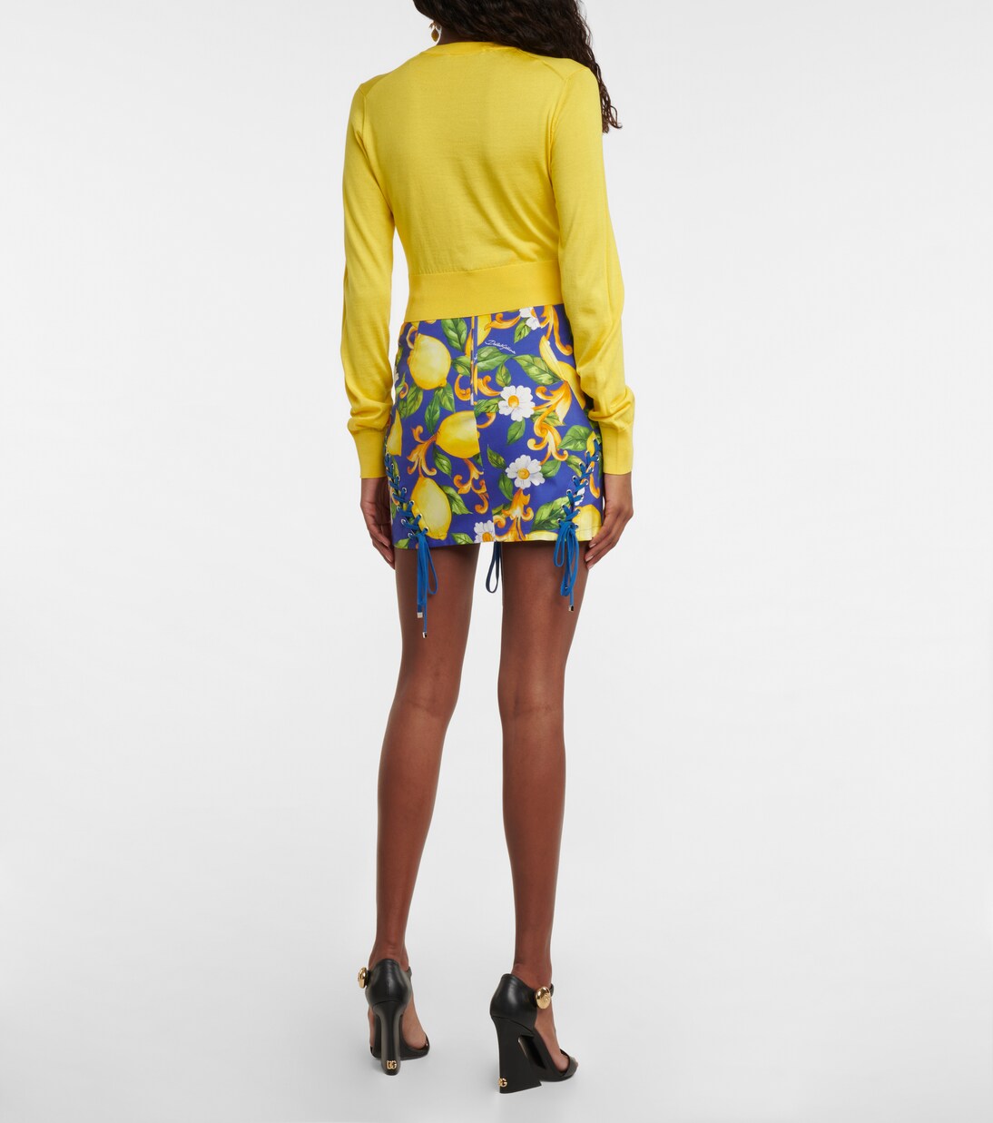 Crop top de seda | Dolce&Gabbana