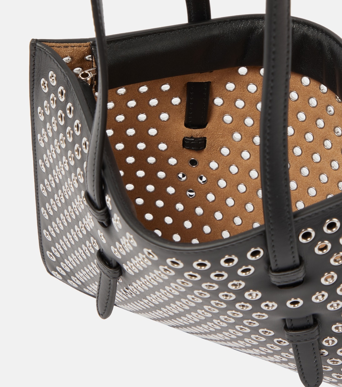 Tote Mina Small aus perforiertem Leder | Alaïa